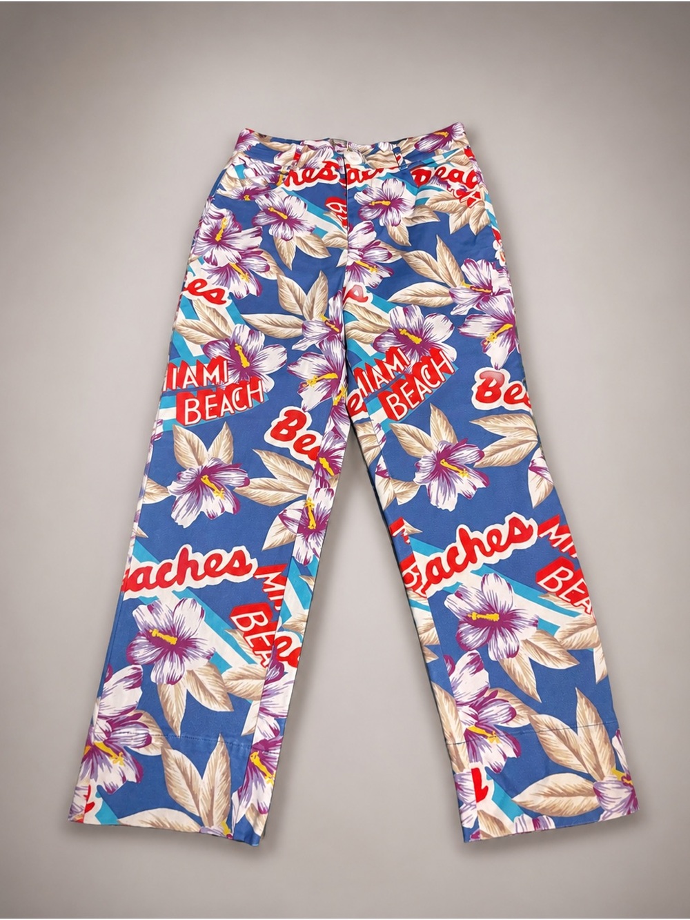 Urban Outfitters Miami Beach Printed Pants Size 27 NWT